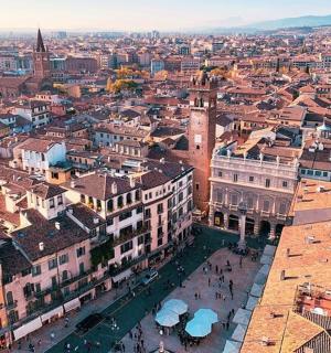 鸟瞰城市与建筑物