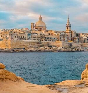 pohled na město z vody