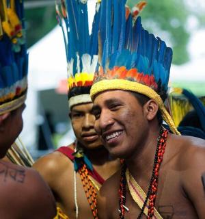 a group of men wearing colorful turbans on their heads
