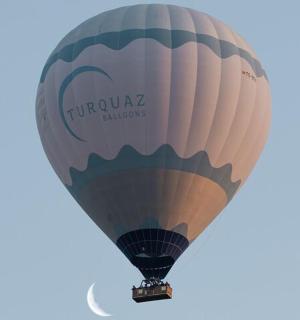 a hot air balloon in the sky