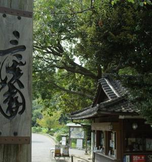 建筑物旁边杆子上的标志