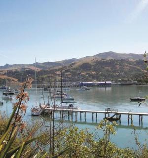 一堆船停靠在港口