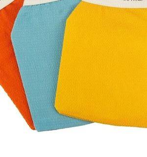 a close up of a pair of colorful socks