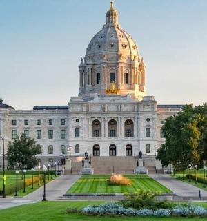 a large building with a dome on top of it