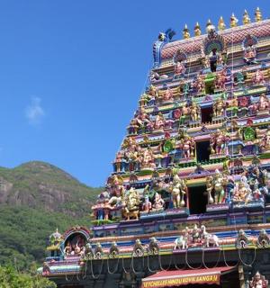 a large building with a lot of people on it