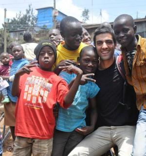 a group of people posing for a picture