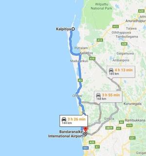 去机场的路线图