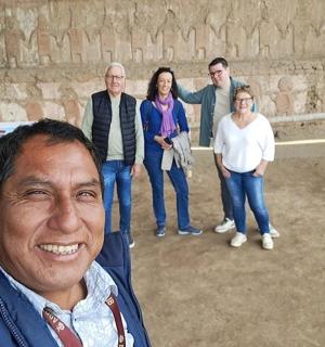 a group of people posing for a picture