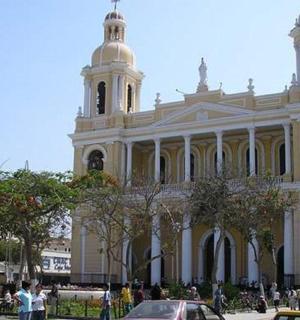 a large building with a clock tower on top of it