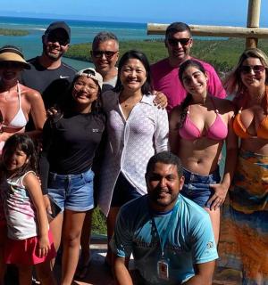 a group of people posing for a picture