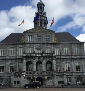 a building with a clock tower on top of it