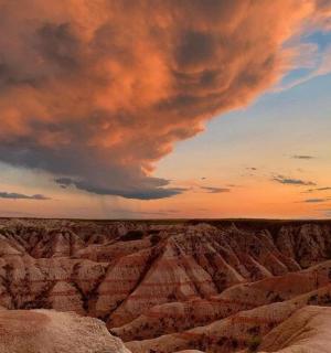 a view of the grand canyon at sunset