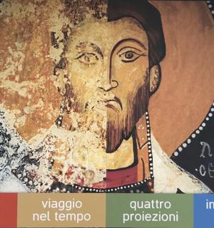 a painting of alexander the great on a wall