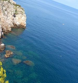 letecký pohled na velkou vodní plochu