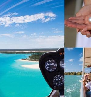 海洋和时钟的照片拼贴画