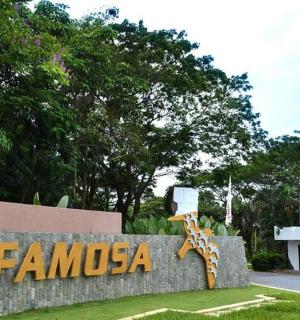 动物园的标志牌上画着一只长颈鹿