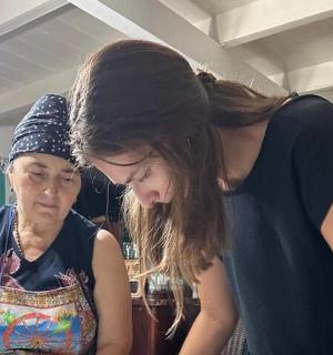 two women standing next to each other