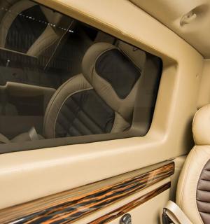 汽车后座的景色