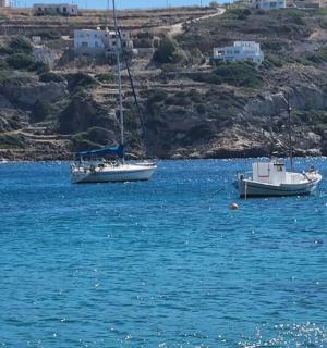 two boats in a large body of water