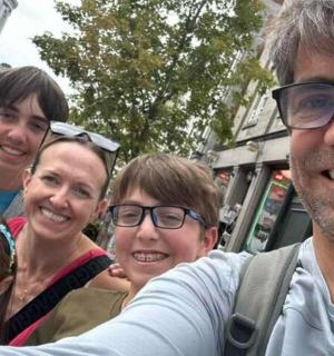 a group of people posing for a picture