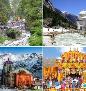 四张不同地方的照片拼贴而成