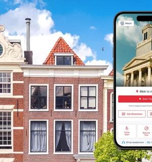 一部 iPhone 拍摄建筑物的照片
