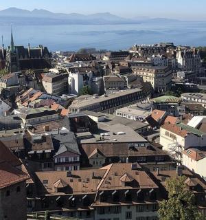 鸟瞰城市与建筑物