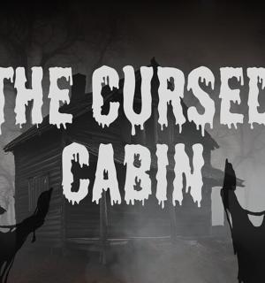 一张关于萨利姆诅咒的海报，上面有怪异的房子