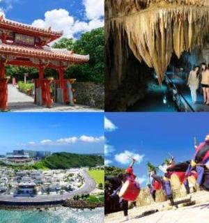 un collage d'imatges d'un temple i un vaixell