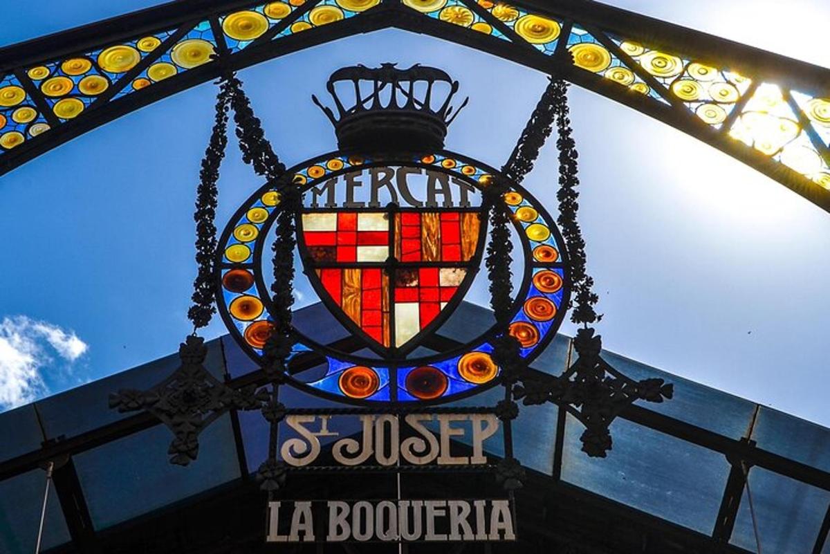 tanda kaca berwarna untuk ala boqueria