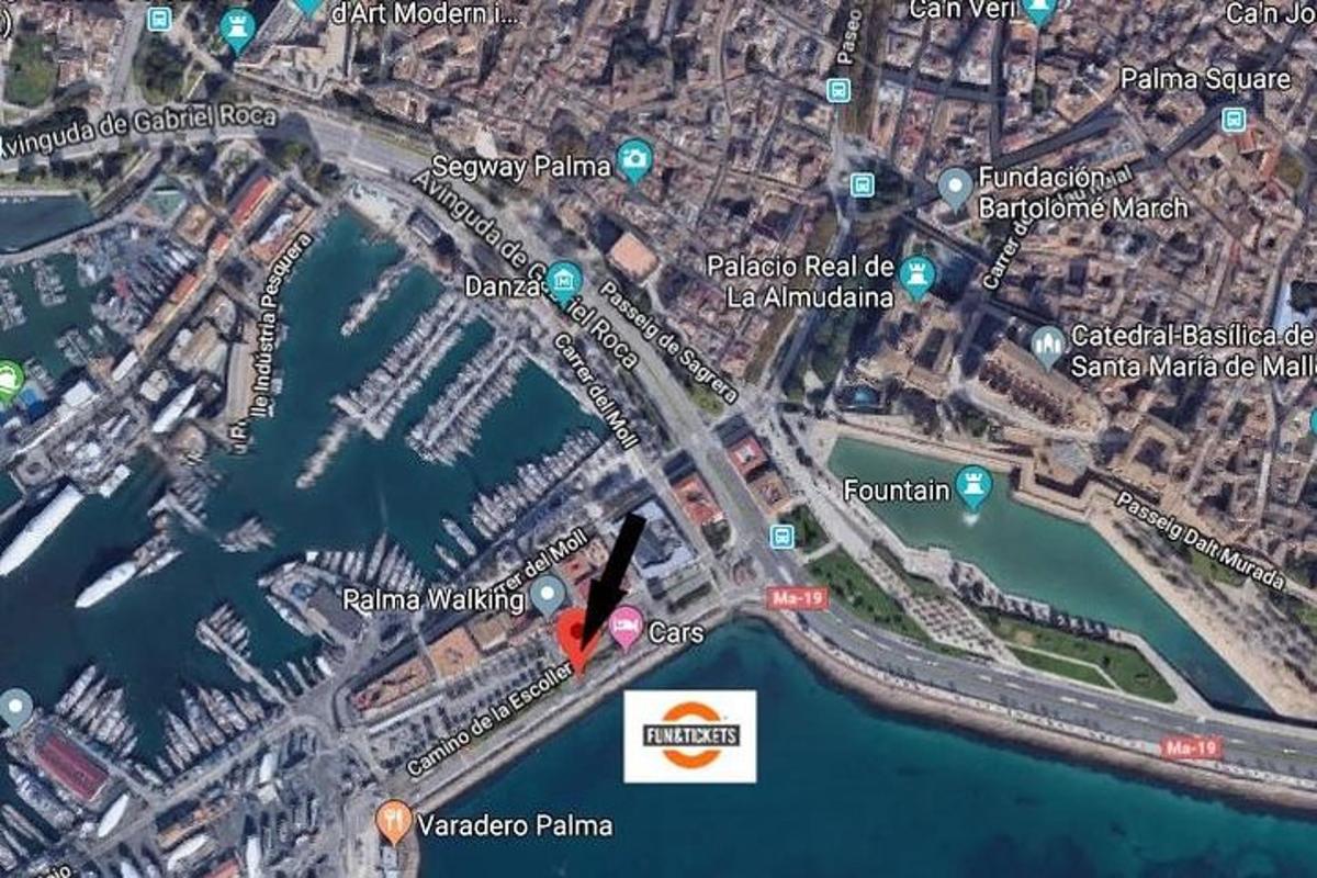 una mappa della città di Genova e del suo porto