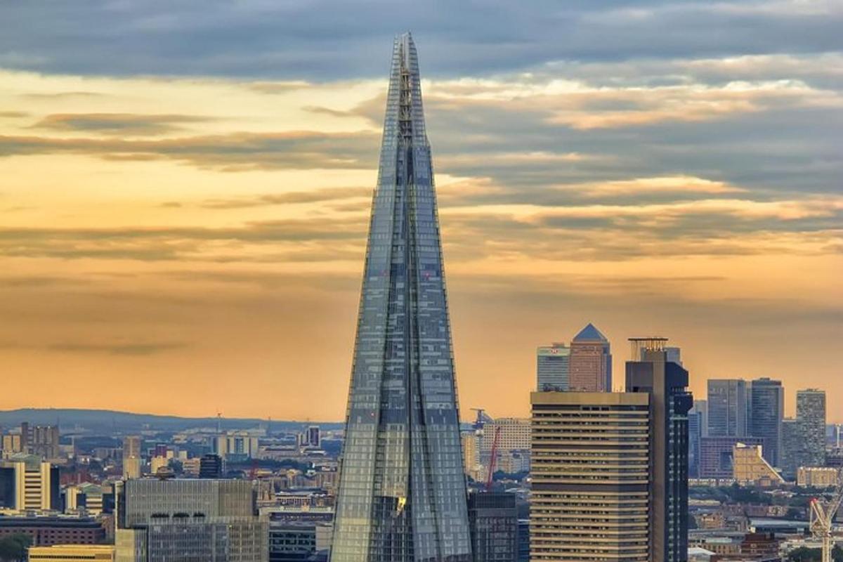 Pohled na Shard v londýnské City