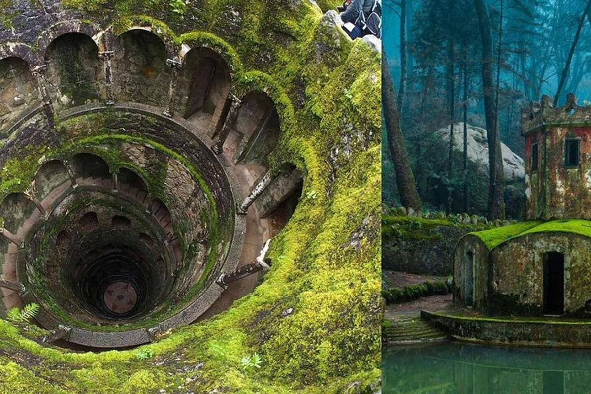 koláž ze dvou obrázků budovy a tunelu