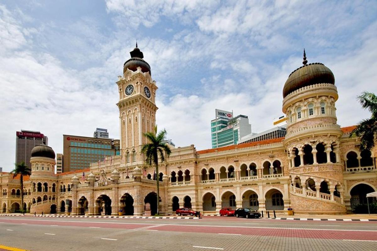 a large building with a clock tower on top of it