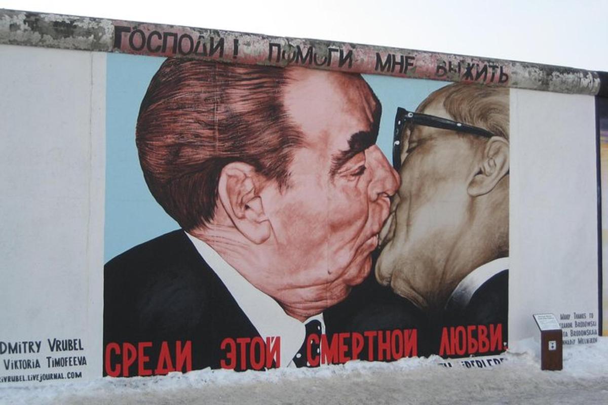 un poster del presidente degli Stati Uniti