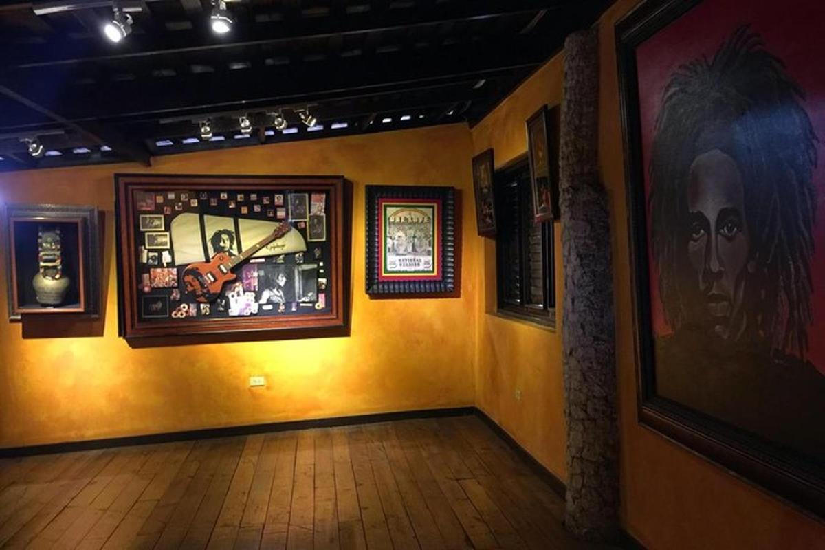 a hallway with paintings on the walls of a museum