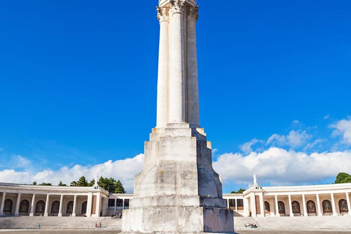 a large monument in front of a building
