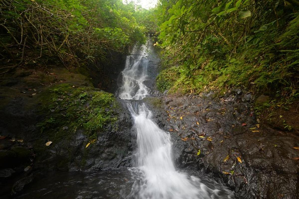 air terjun di tengah-tengah sungai