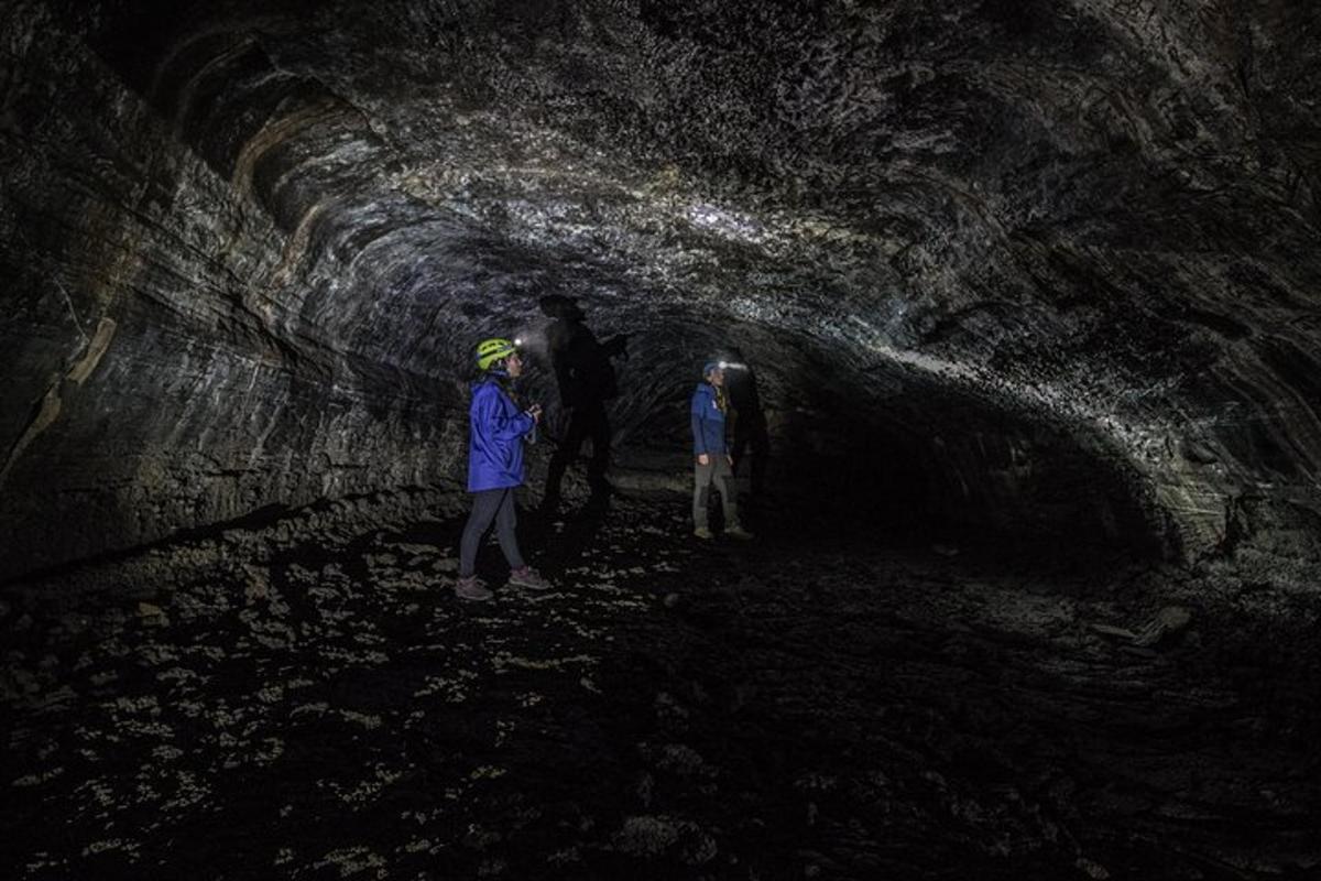 skupina lidí stojících v temném tunelu