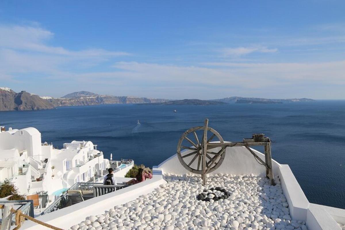 θέα στον ωκεανό από την κορυφή ενός κτιρίου
