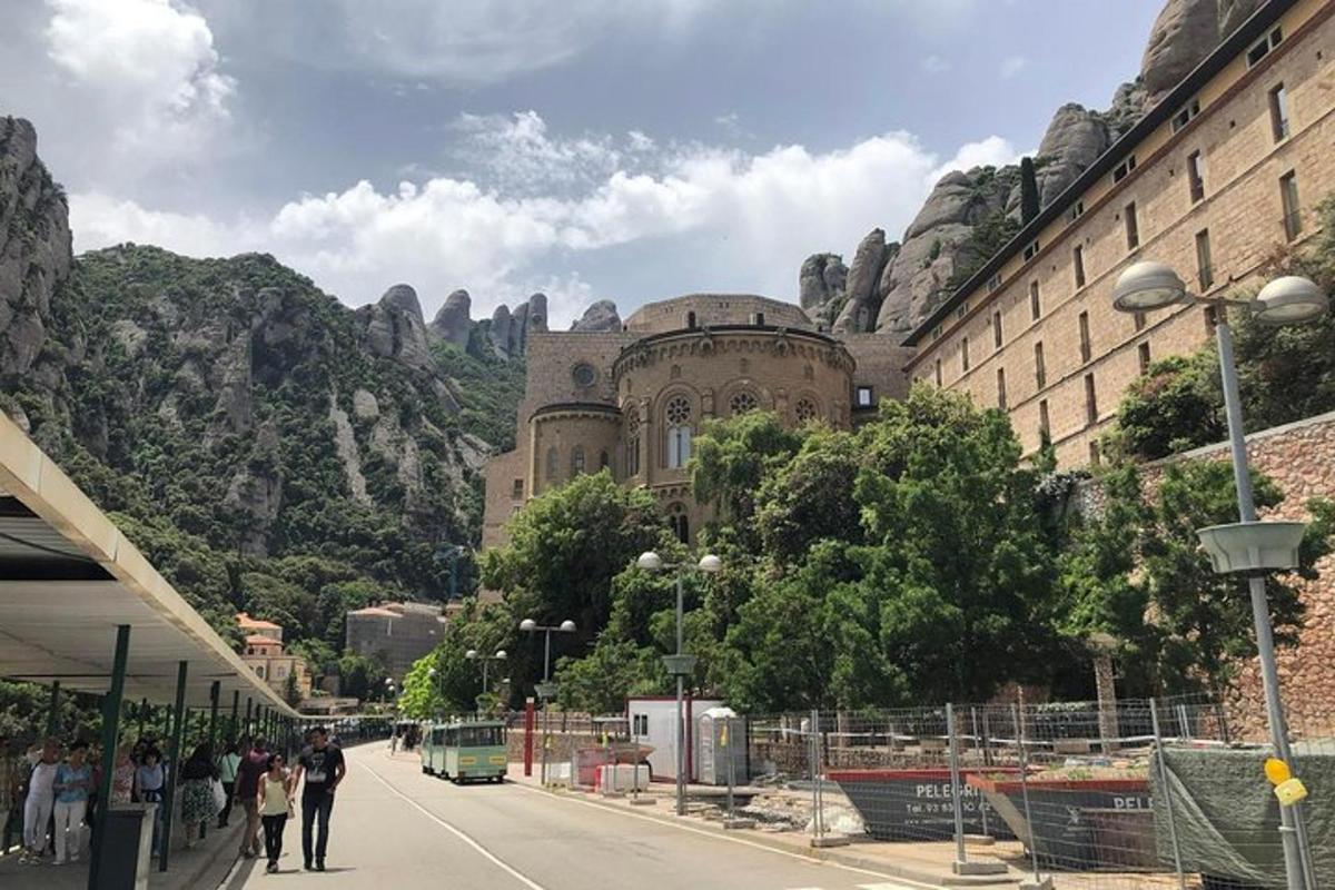 a building on the side of a mountain