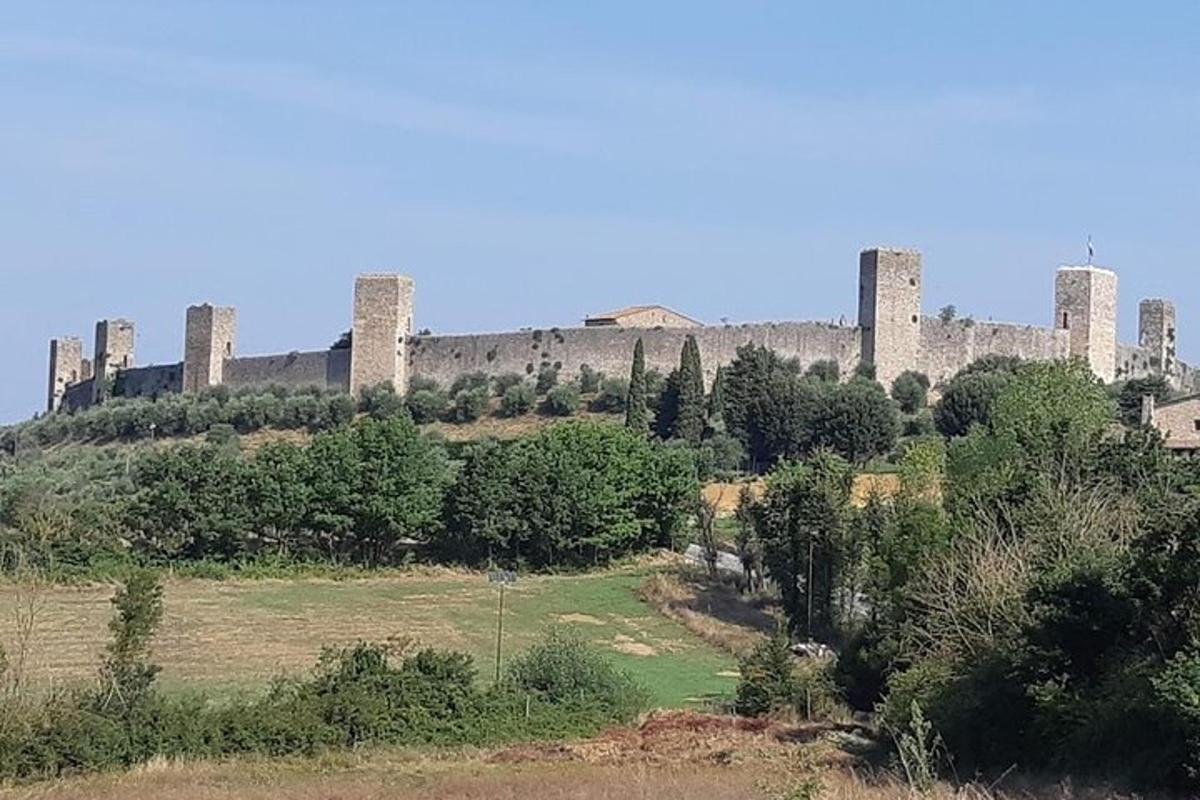 velký hrad na vrcholu kopce