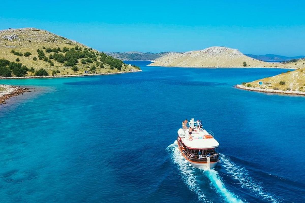 a boat in a large body of water