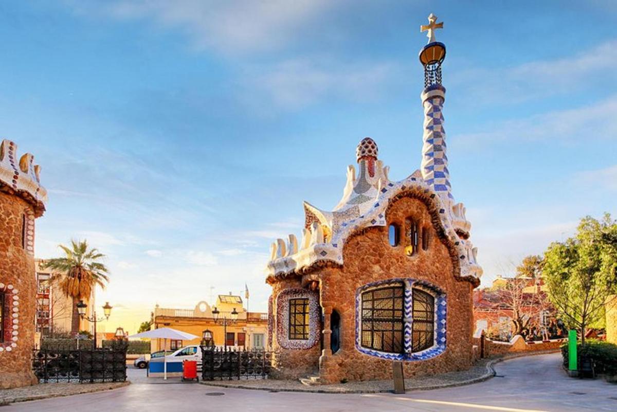 a building with a cross on the top of it