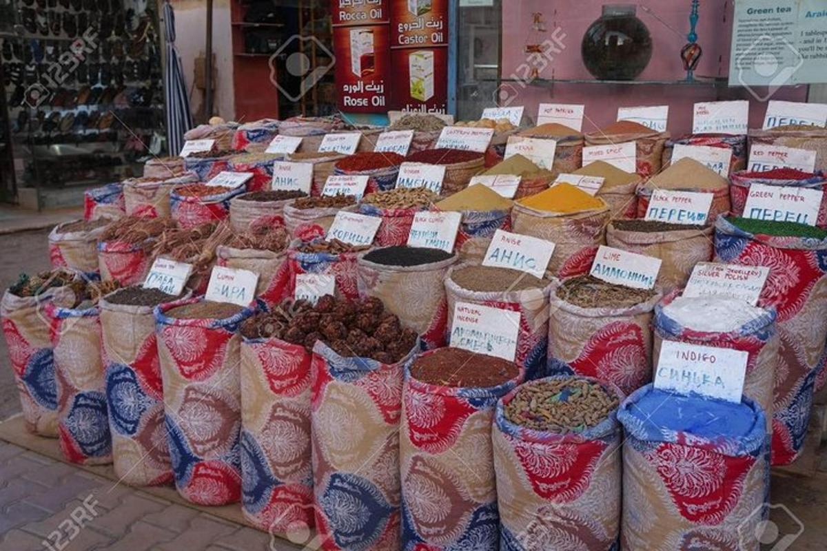 paparan beg herba kering dan kacang