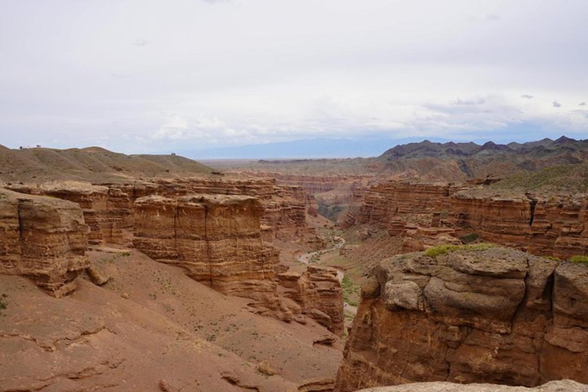 a view of the grand canyon from a cliff