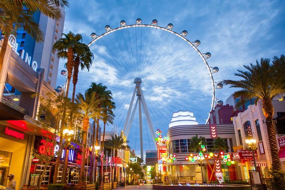 a large ferris wheel in the middle of a city