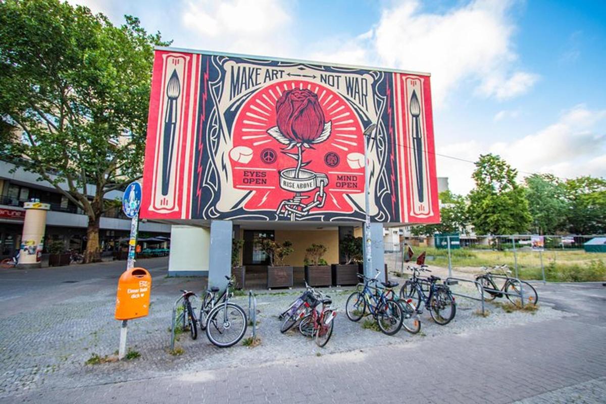 a bunch of bikes parked in front of a building