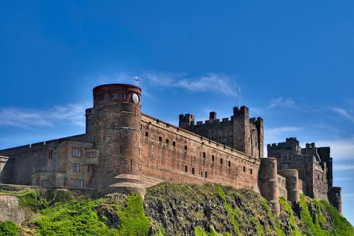 a castle sitting on top of a hill