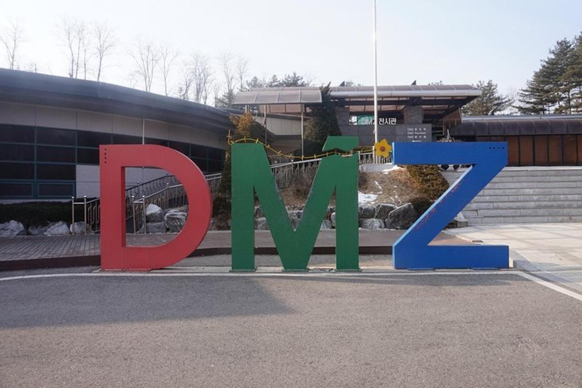 a large sign that says exit in front of a building